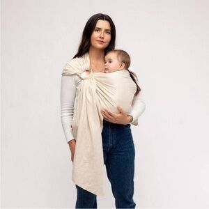 WildBird Cream Cotton Ring Sling
